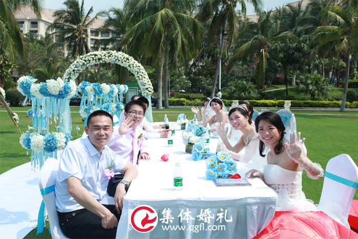 三亚集体婚礼:全程影像