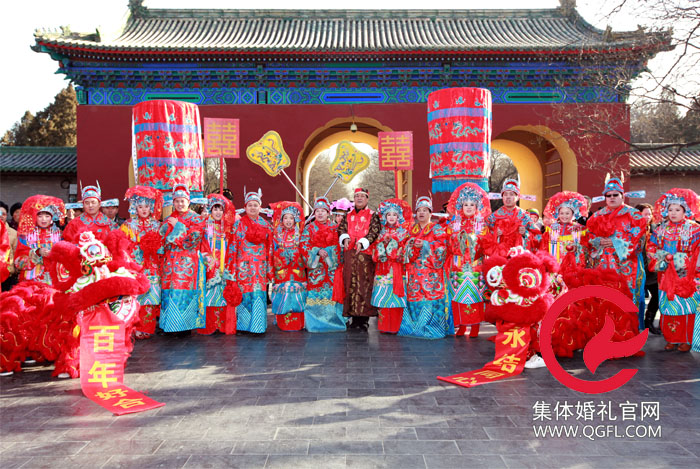 大雪时节后，中式集体婚礼送上暖暖心意！